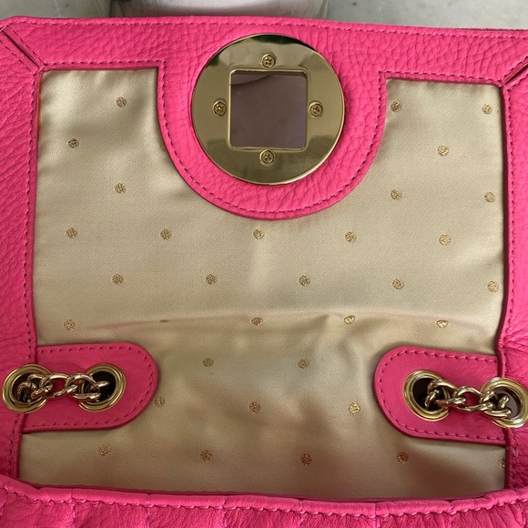 Kate Spade Pink Quilted Bag with Gold Chain - Picture 7 of 14